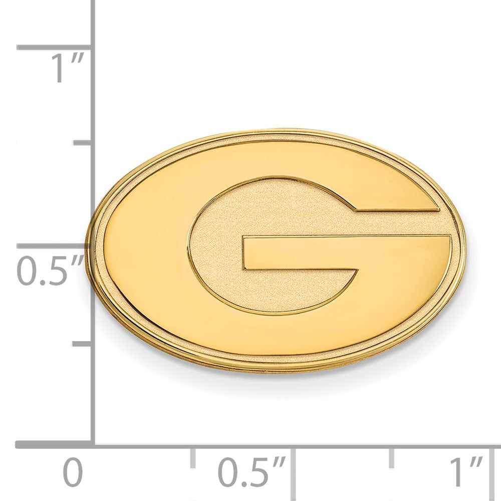 Sterling Silver Gold-plated University of Georgia Lapel Pin