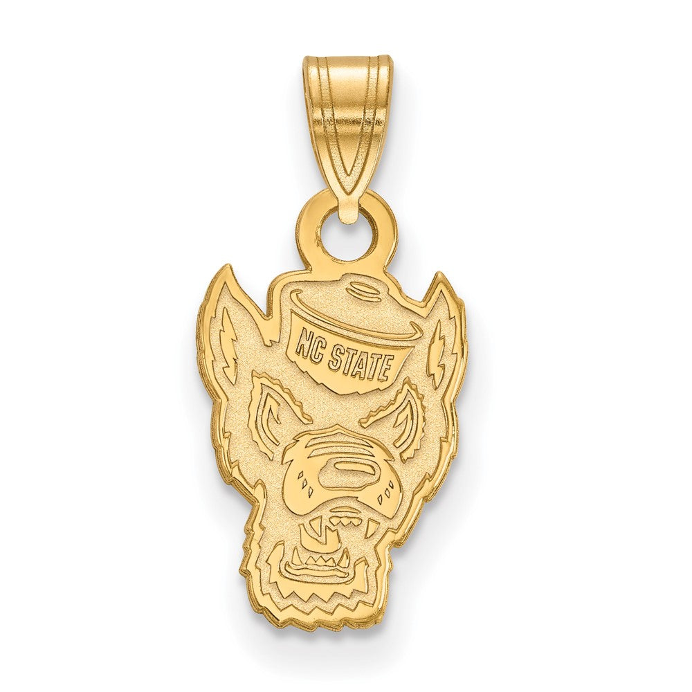 10K Gold North Carolina State University Small Pendant