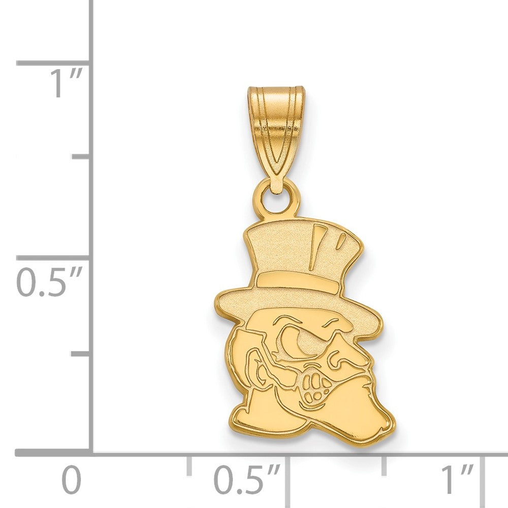 10K Gold Wake Forest University Medium Pendant