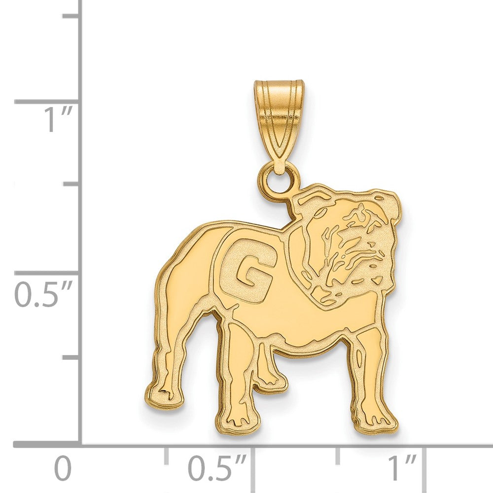 10K Gold University of Georgia Large Pendant