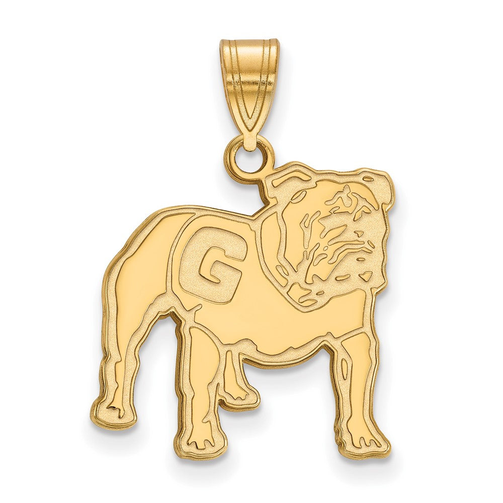 10K Gold University of Georgia Large Pendant