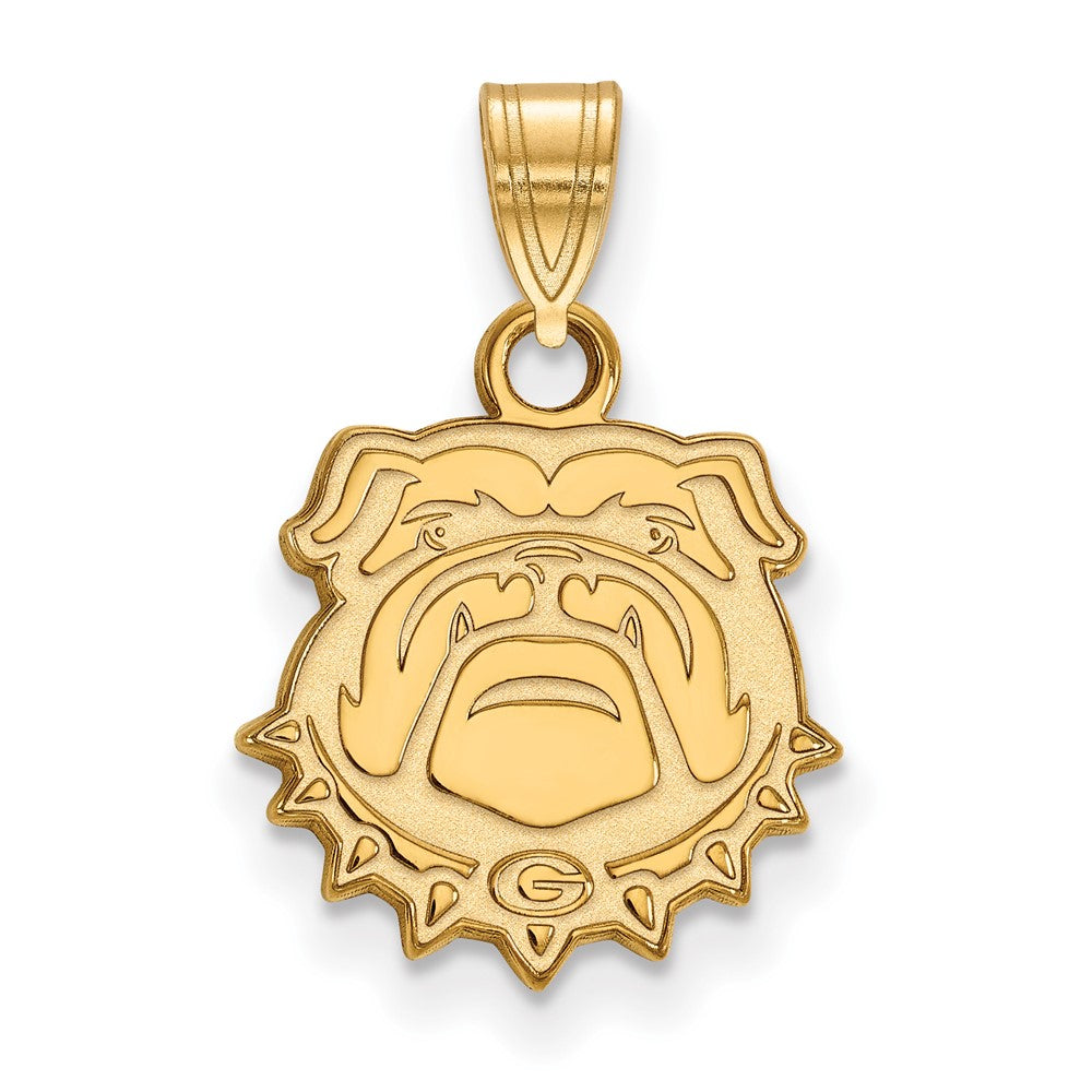 Sterling Silver Gold-plated University of Georgia Small Pendant