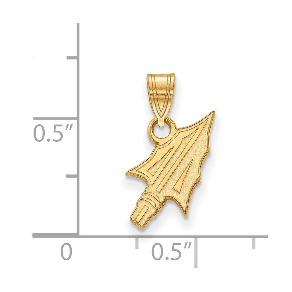 14K Gold Florida State University Small Pendant
