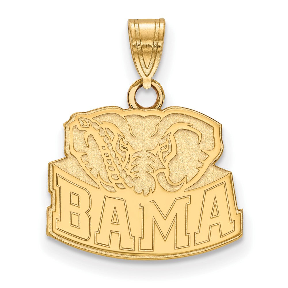 Sterling Silver Gold-plated University of Alabama Small Pendant