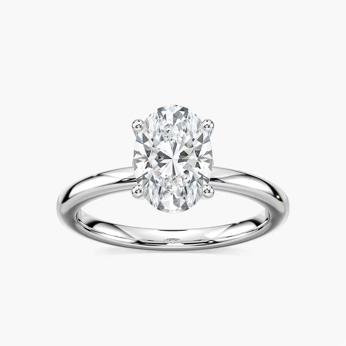 *Oval Traditional Solitaire