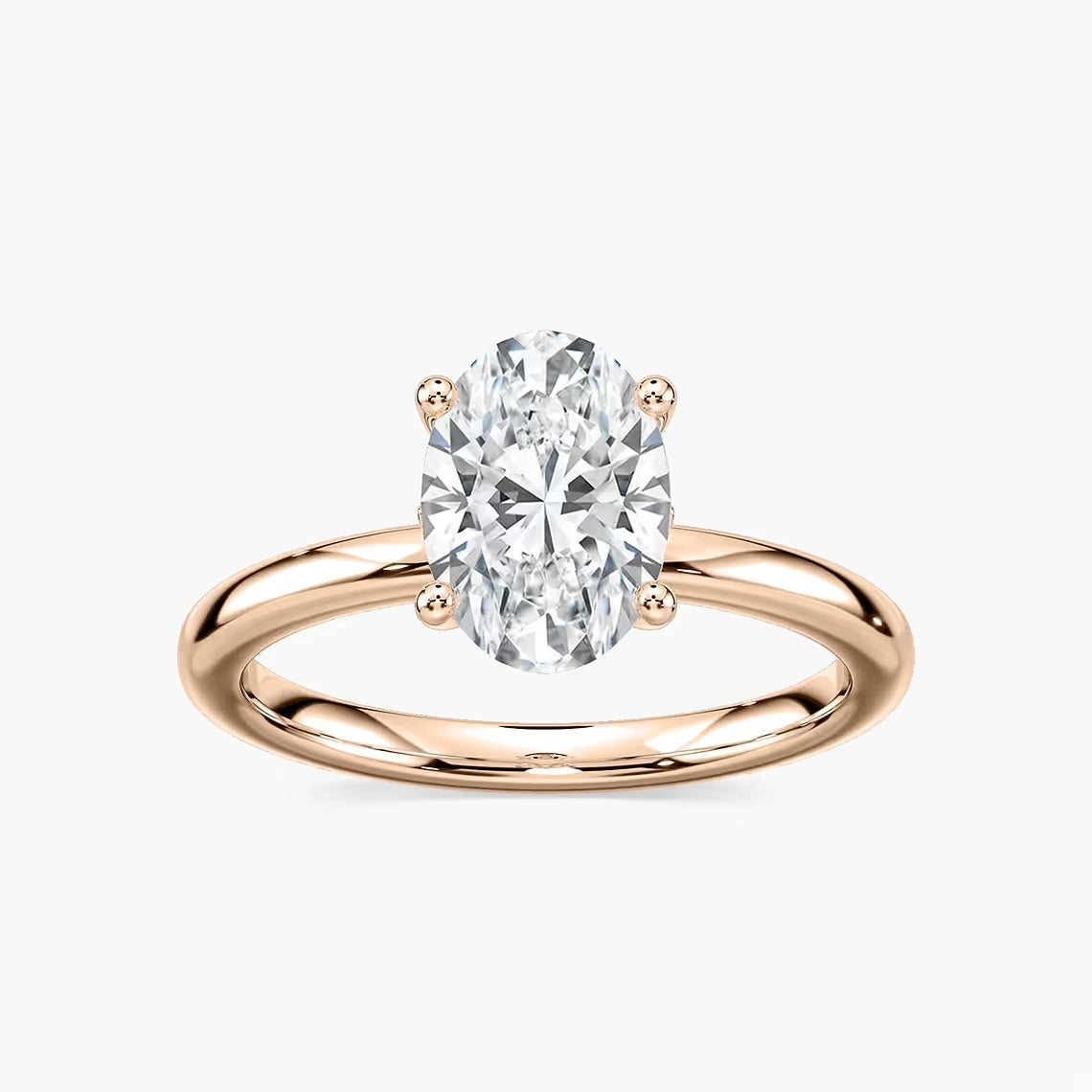 *Oval Traditional Solitaire