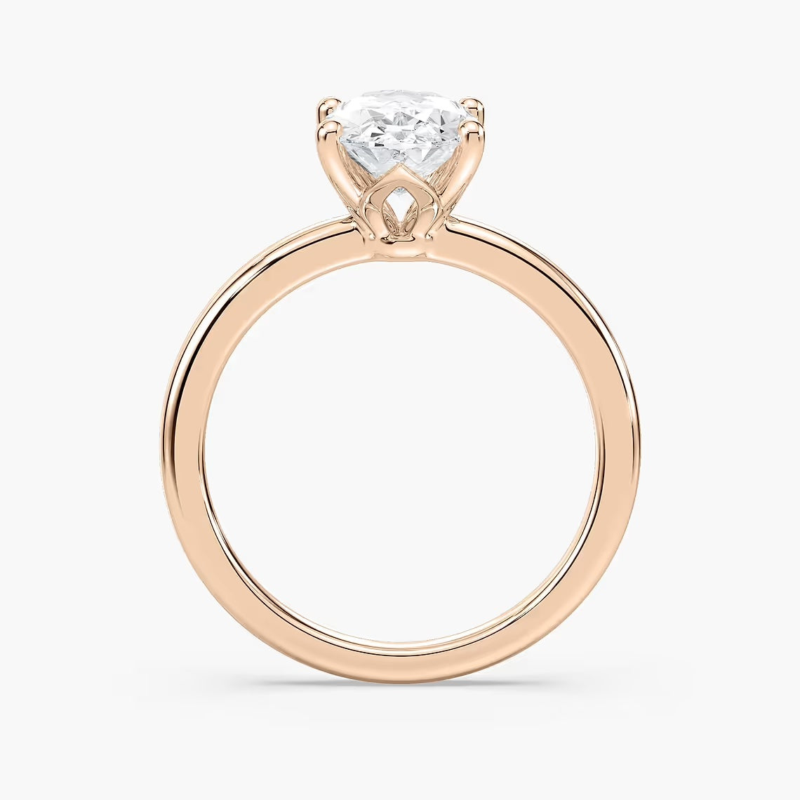 *Oval Traditional Solitaire