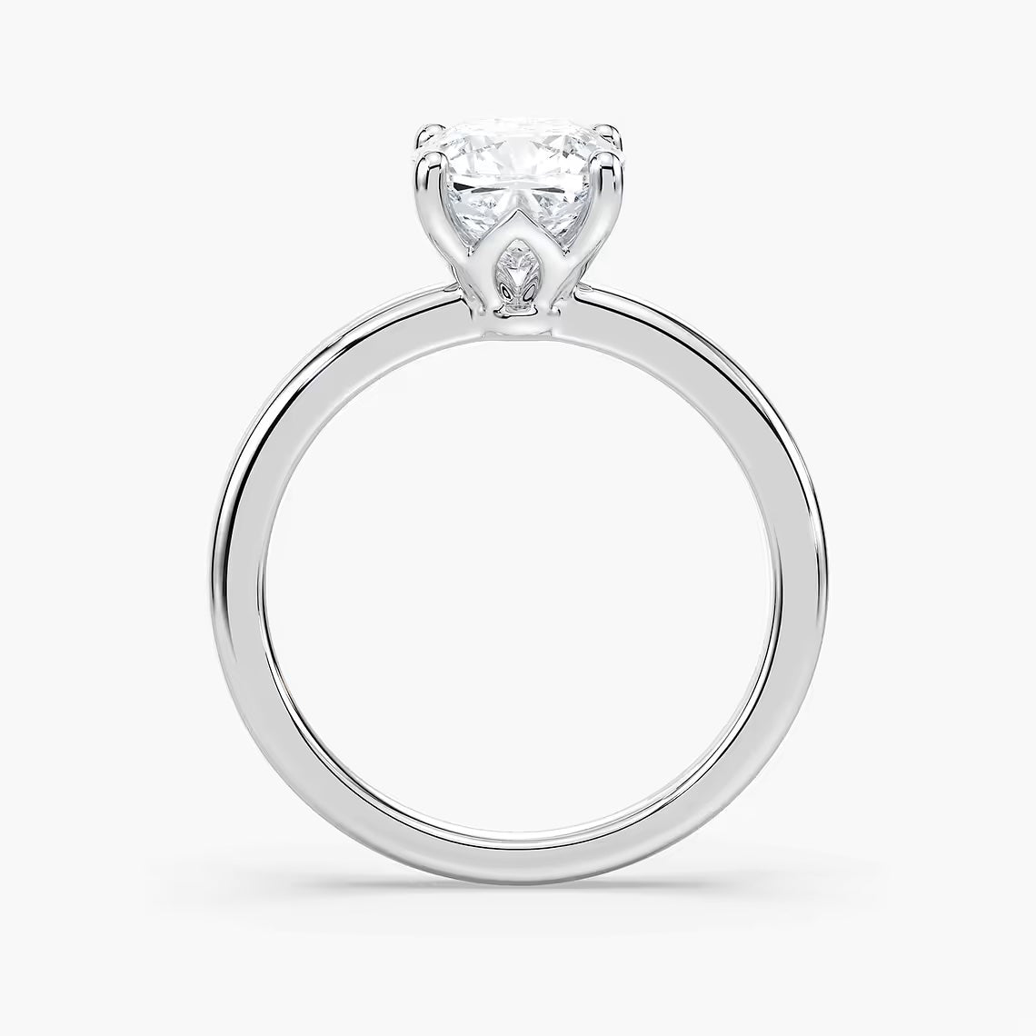 *Cushion Traditional Solitaire