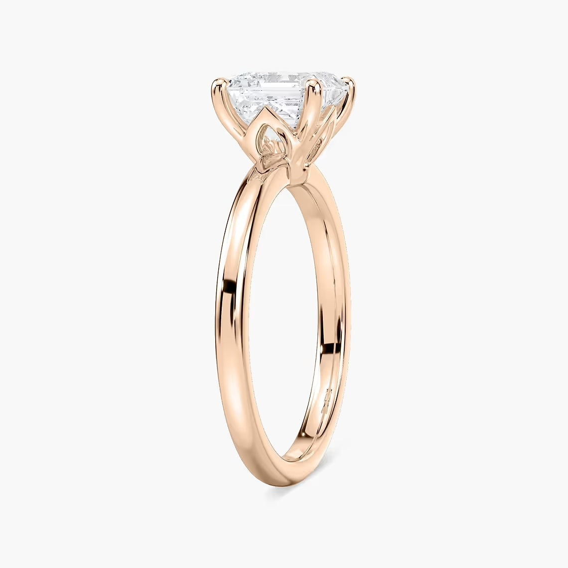 *Asscher Traditional Solitaire