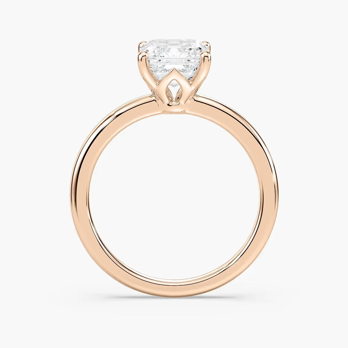 *Asscher Traditional Solitaire