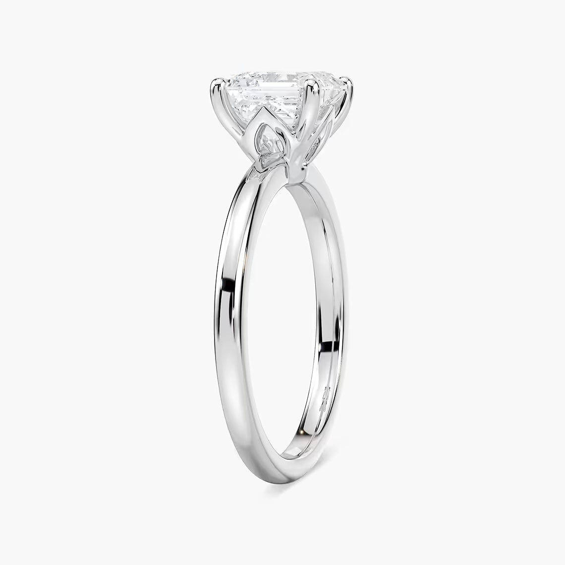 *Asscher Traditional Solitaire