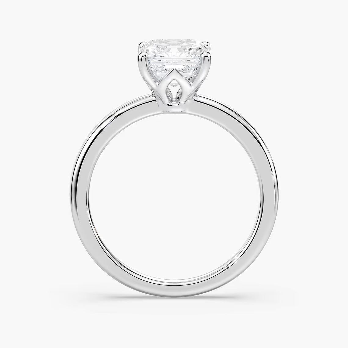 *Asscher Traditional Solitaire