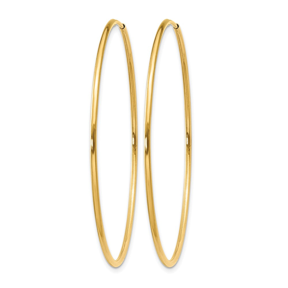 14K 1.20mm Endless Hoop Earring