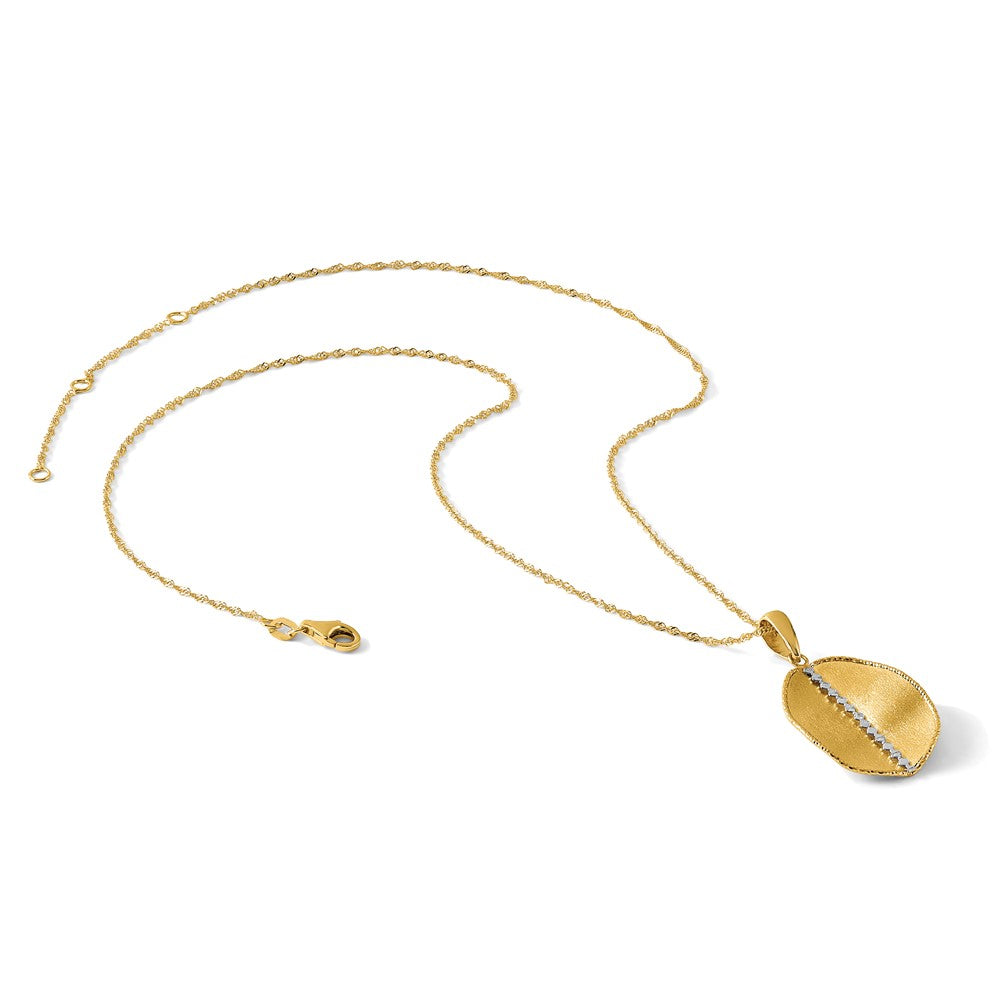 14K 1.0mm Singapore 1in+1in Adjustable Chain