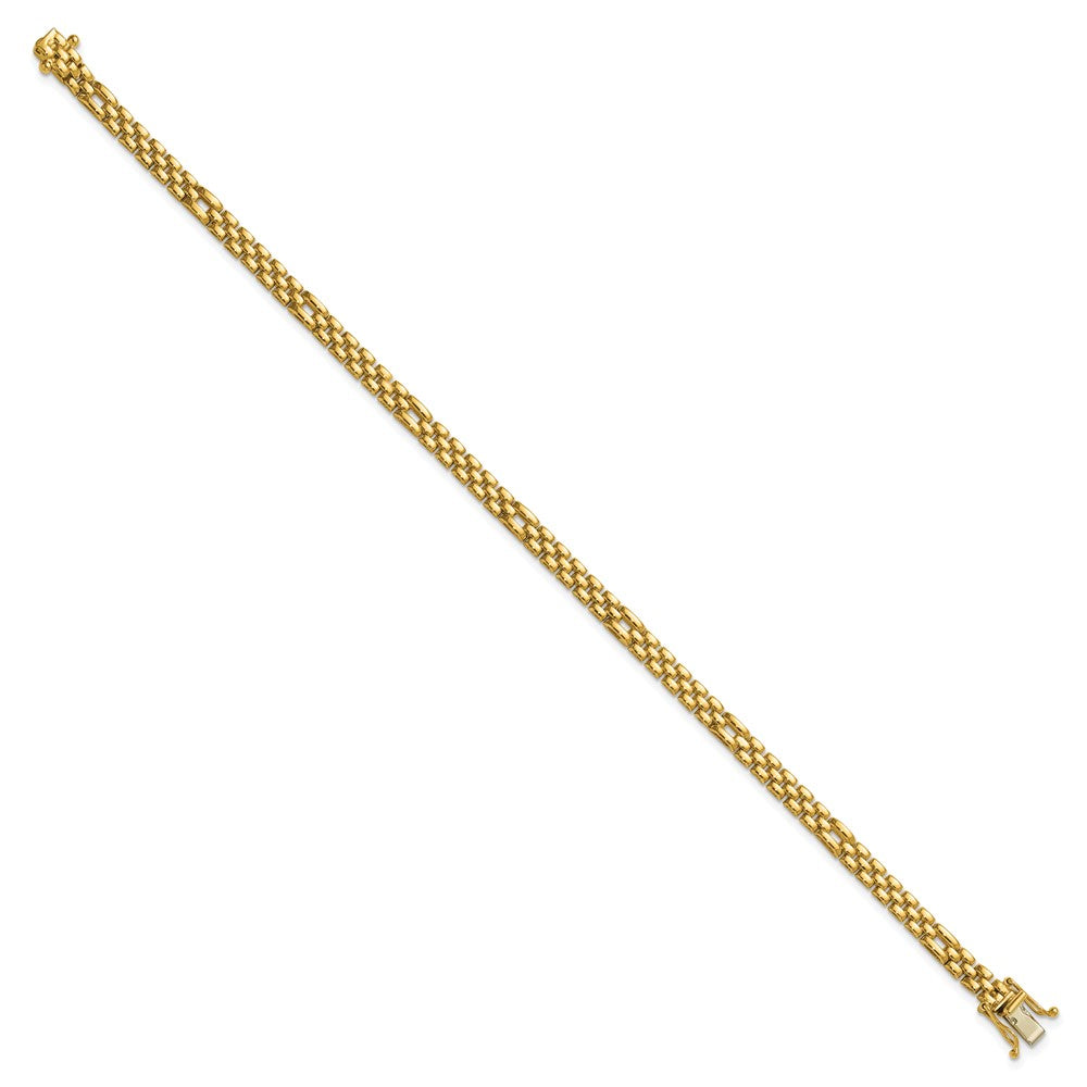 14K Polished Fancy Link Bracelet