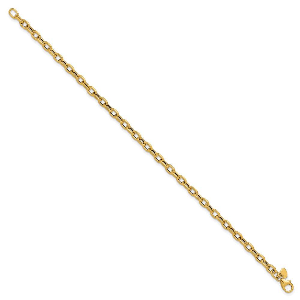 14K Polished Fancy Link Bracelet