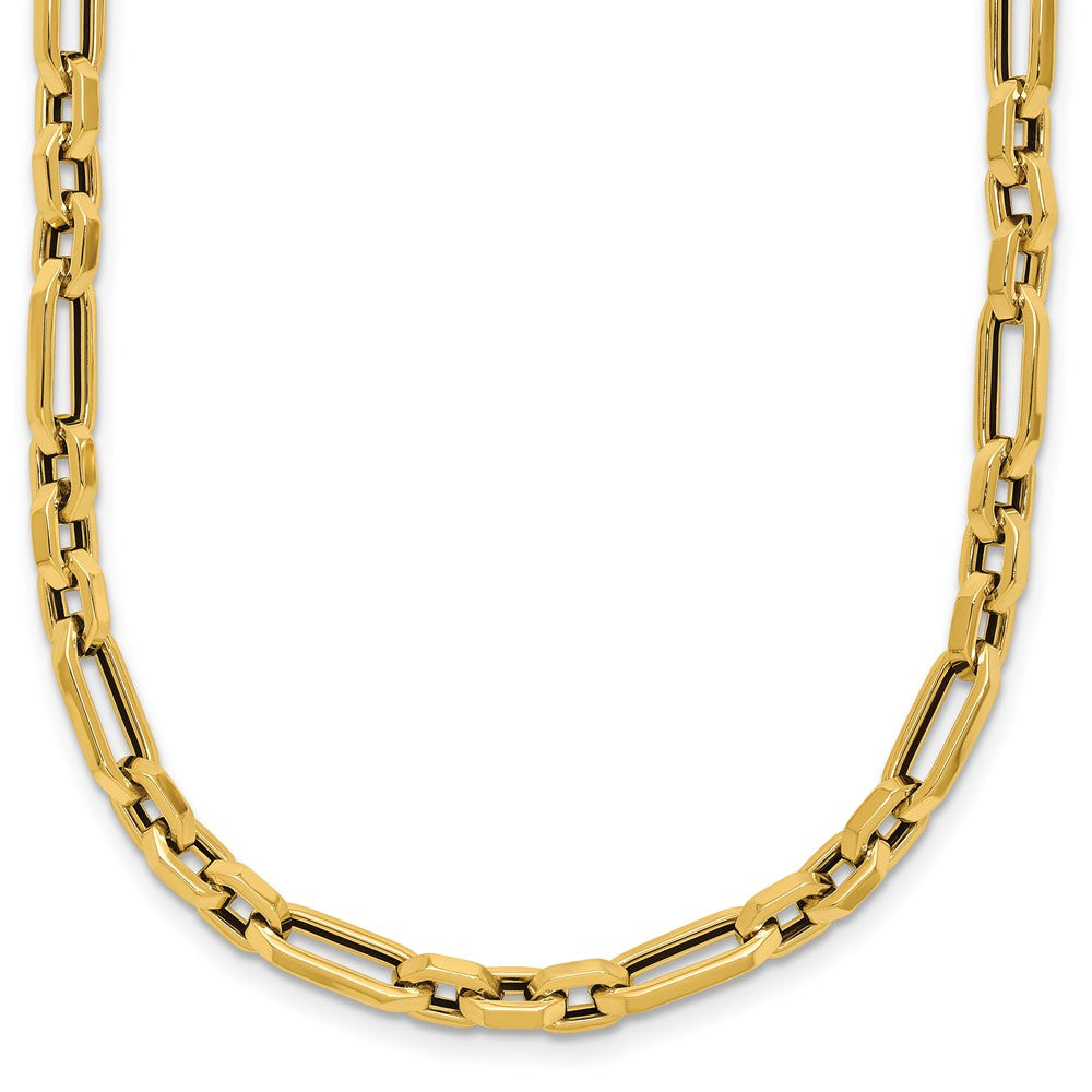 14K Polished Fancy Link Necklace
