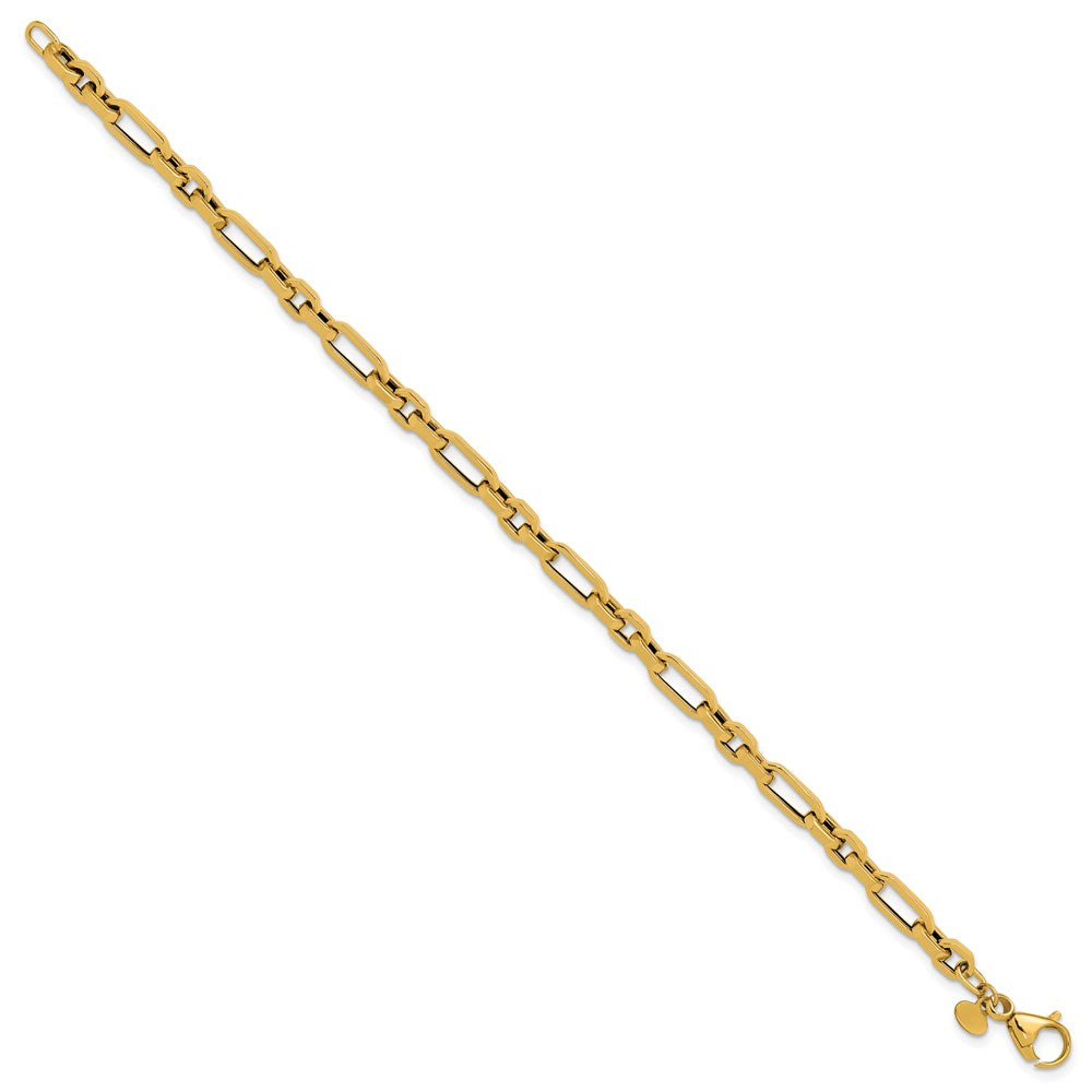 14K Polished Fancy Link Bracelet