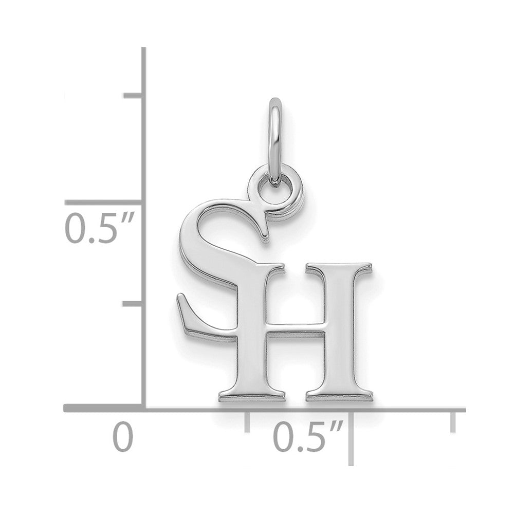 14K White Gold Sam Houston State University XS Pendant