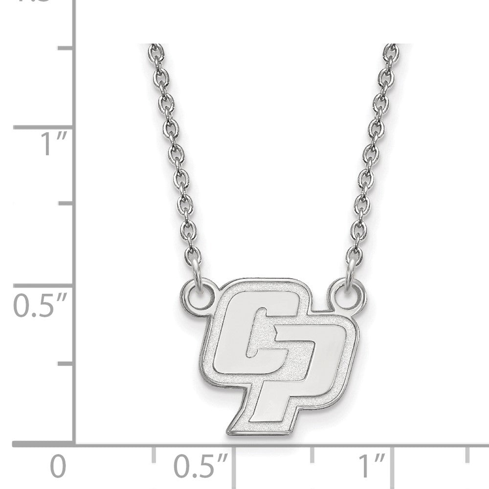 Sterling Silver Rhodium-plated California Poly State U. Necklace