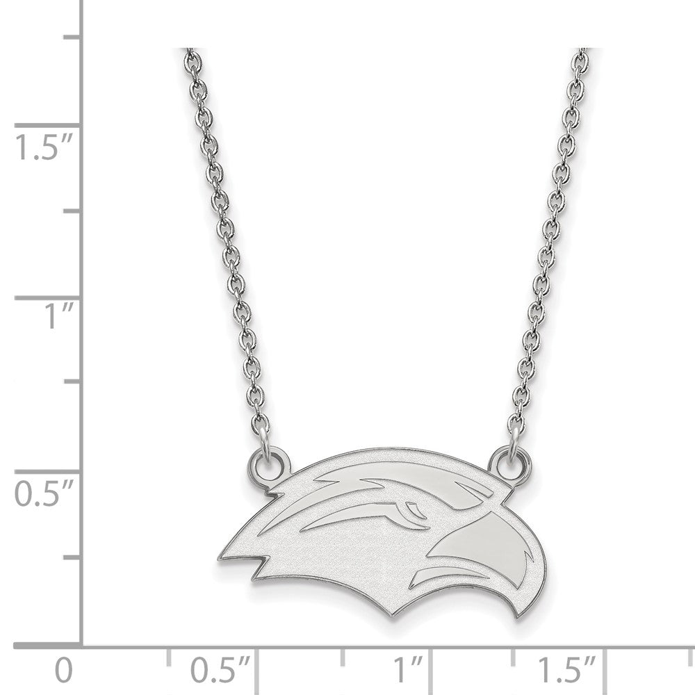 Sterling Silver Rhodium-plated U. of Southern Miss. Pendant Necklace
