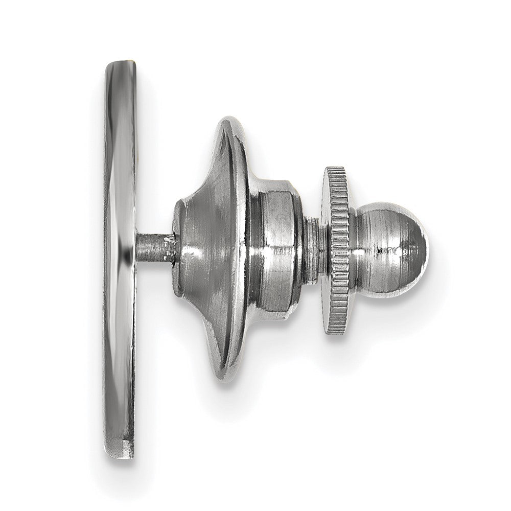 Sterling Silver Rhodium-plated University of Michigan Lapel Pin