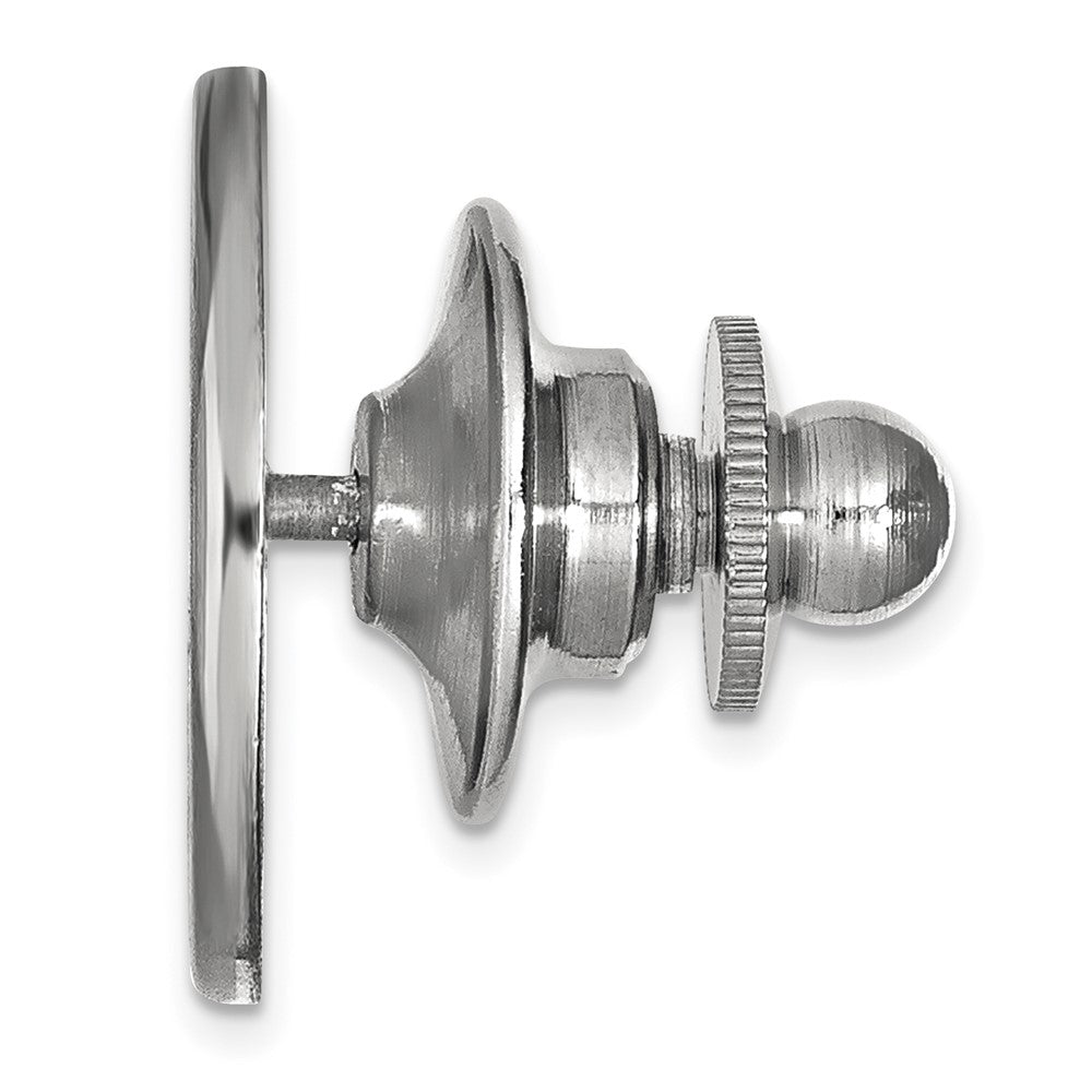 Sterling Silver Rhodium-plated Michigan State University Lapel Pin