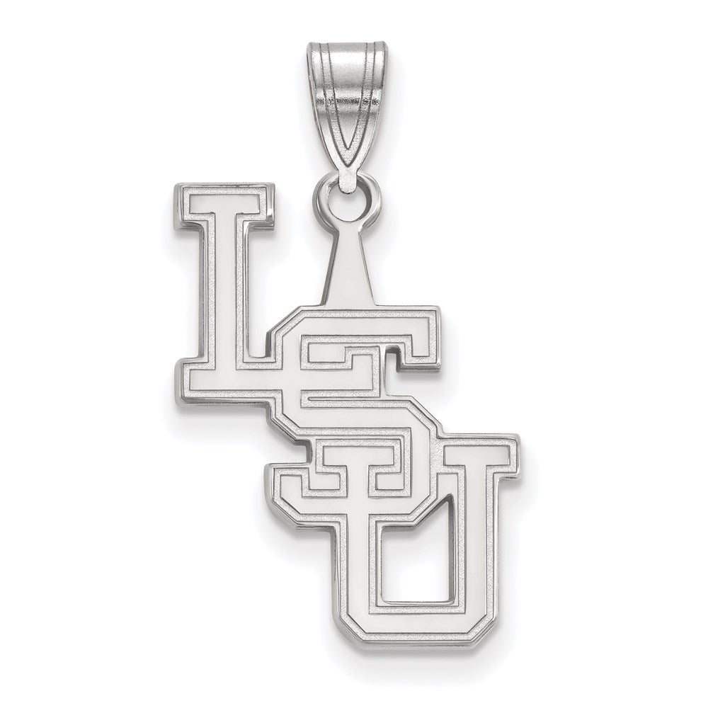 10K White Gold Louisiana State University Large Pendant