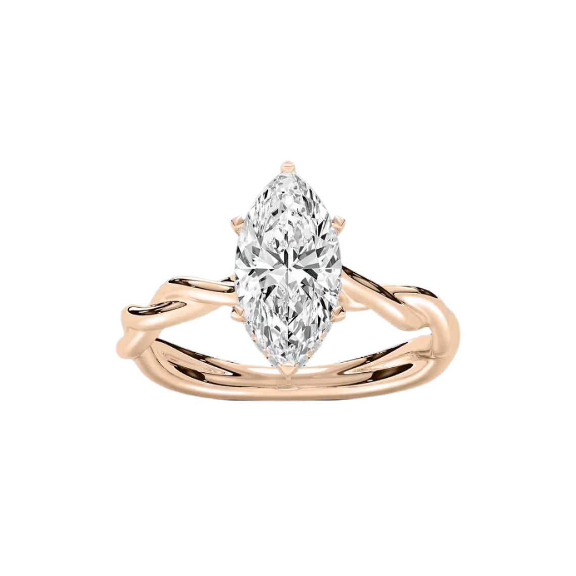 *Marquise Eleanor Hidden Halo Twist