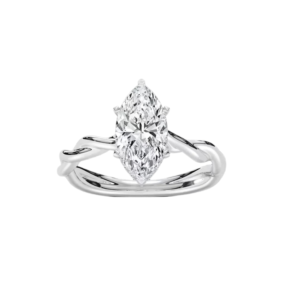 *Marquise Eleanor Hidden Halo Twist