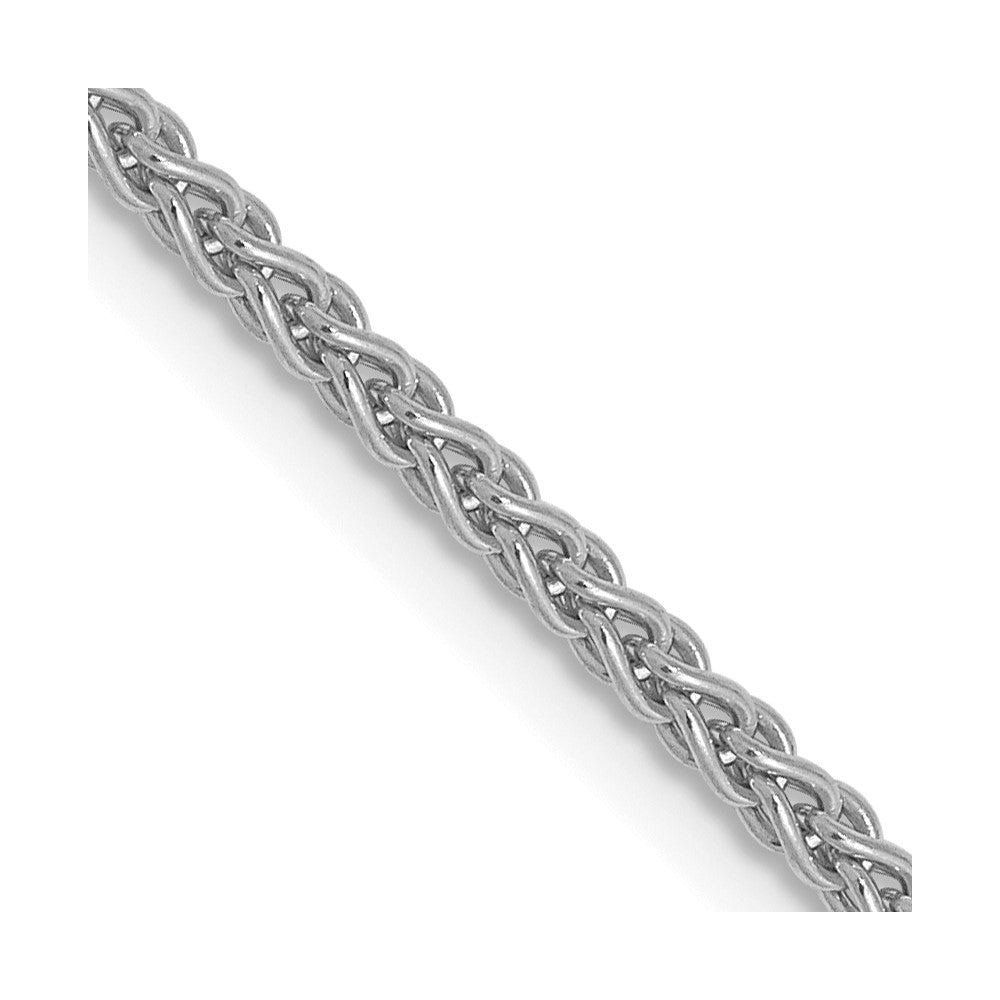 14K White Gold 1.7mm Spiga Chain