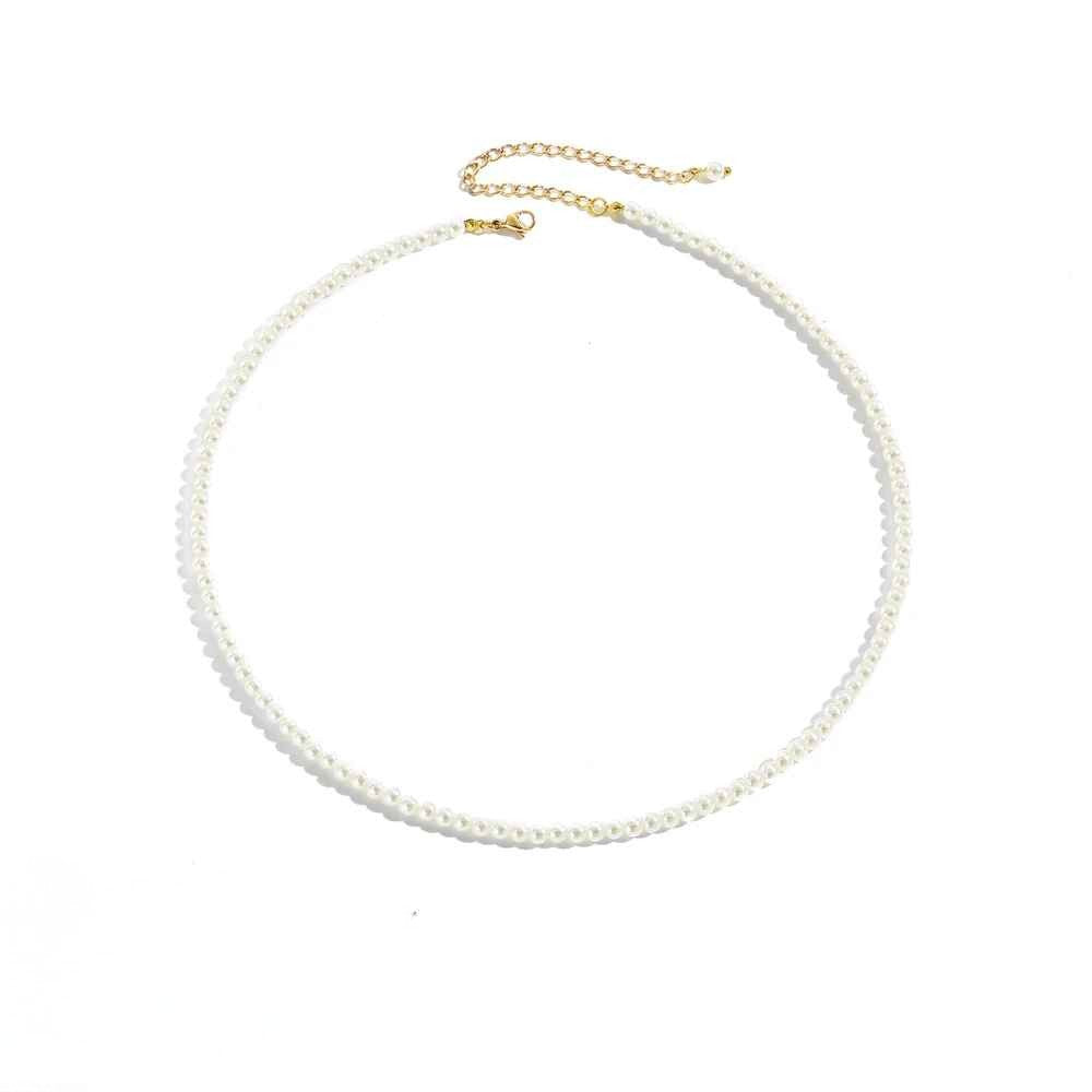 Perle Élégante Classic Pearl Choker Necklace