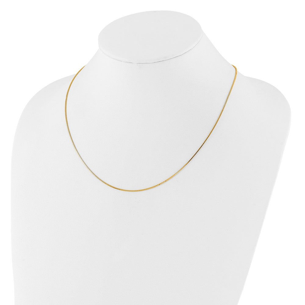 14K Adjustable .95mm Box Chain