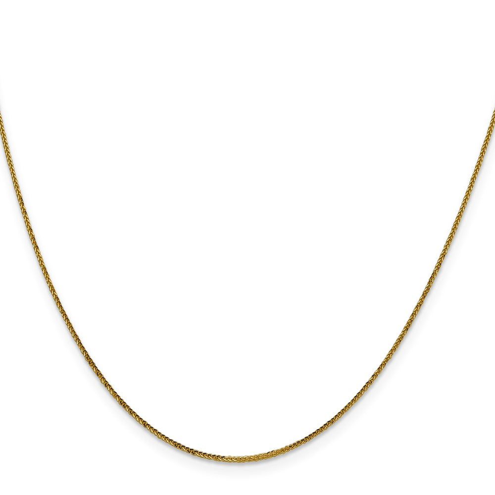 14K .8mm Diamond-cut Quadra Wheat Chain