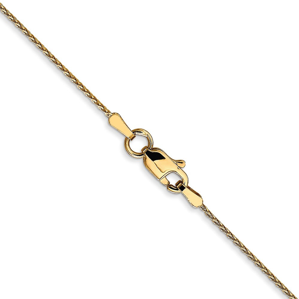 14K .8mm Diamond-cut Wheat Chain