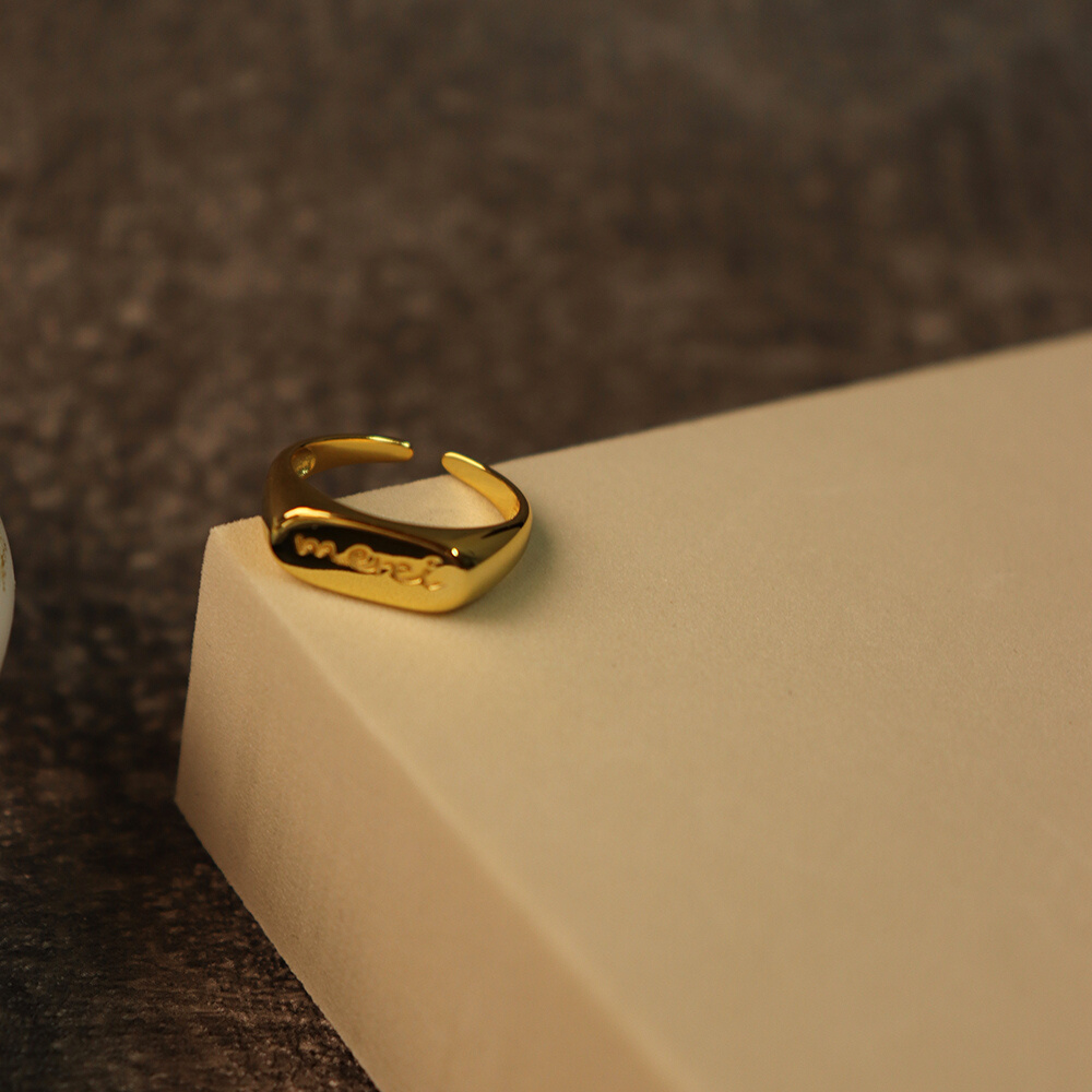 MERCI GOLD RING