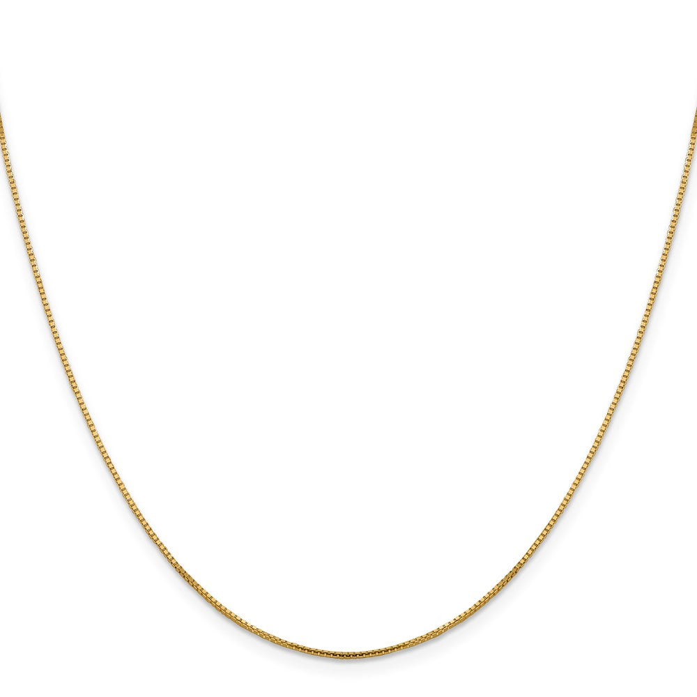 14K .95mm Sparkle Octagonal Box Chain