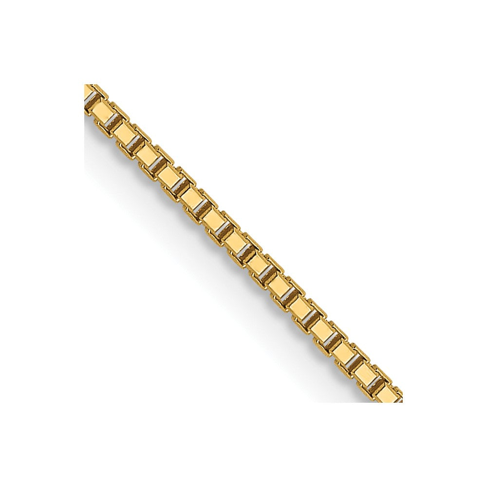 14K .95mm Sparkle Octagonal Box Chain
