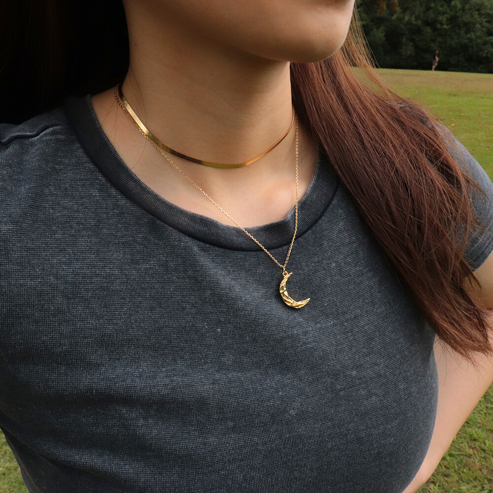 Moon Charm Necklace