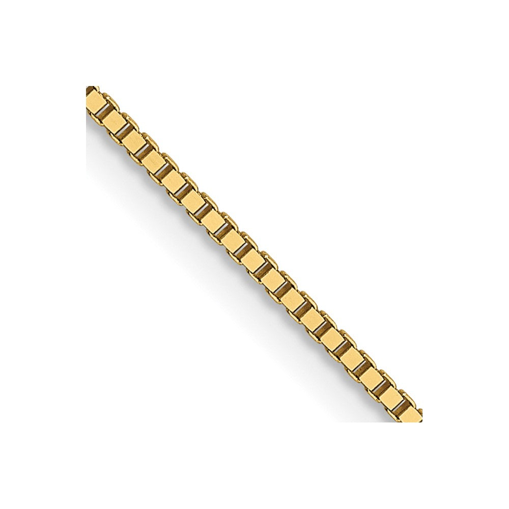14K .85mm Box with Lobster Clasp Chain