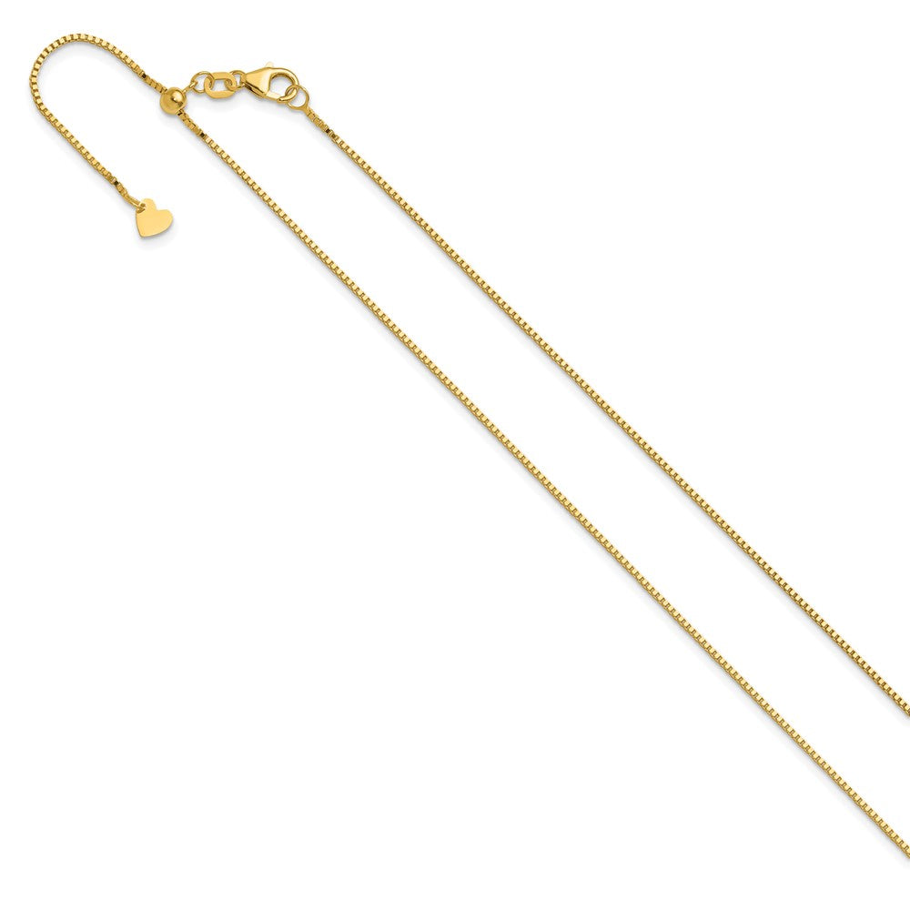 10K Adjustable .95mm Box Chain