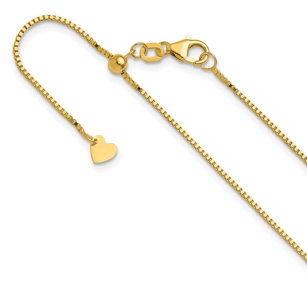 10K Adjustable .95mm Box Chain