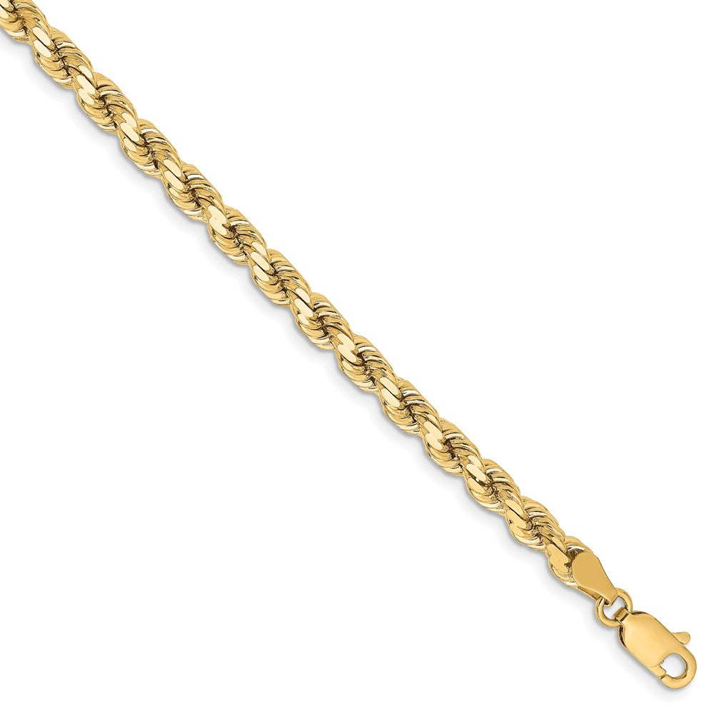 10K 4.25mm Diamond-cut Rope Chain