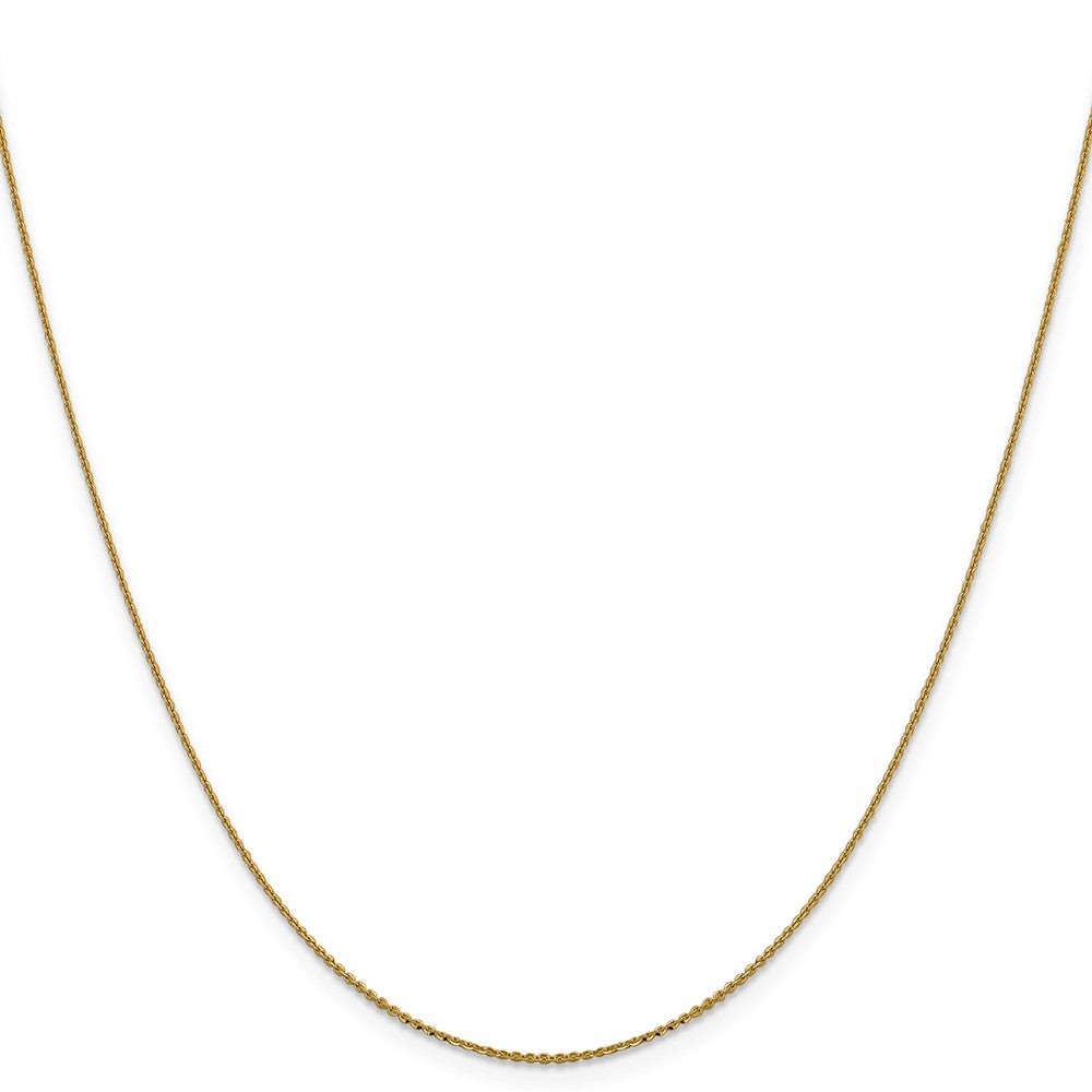 10K 1.0 mm Diamond-cut Cable Chain