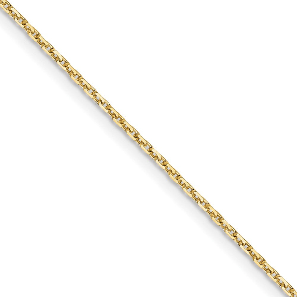 10K 1.05mm Diamond-cut Cable Chain