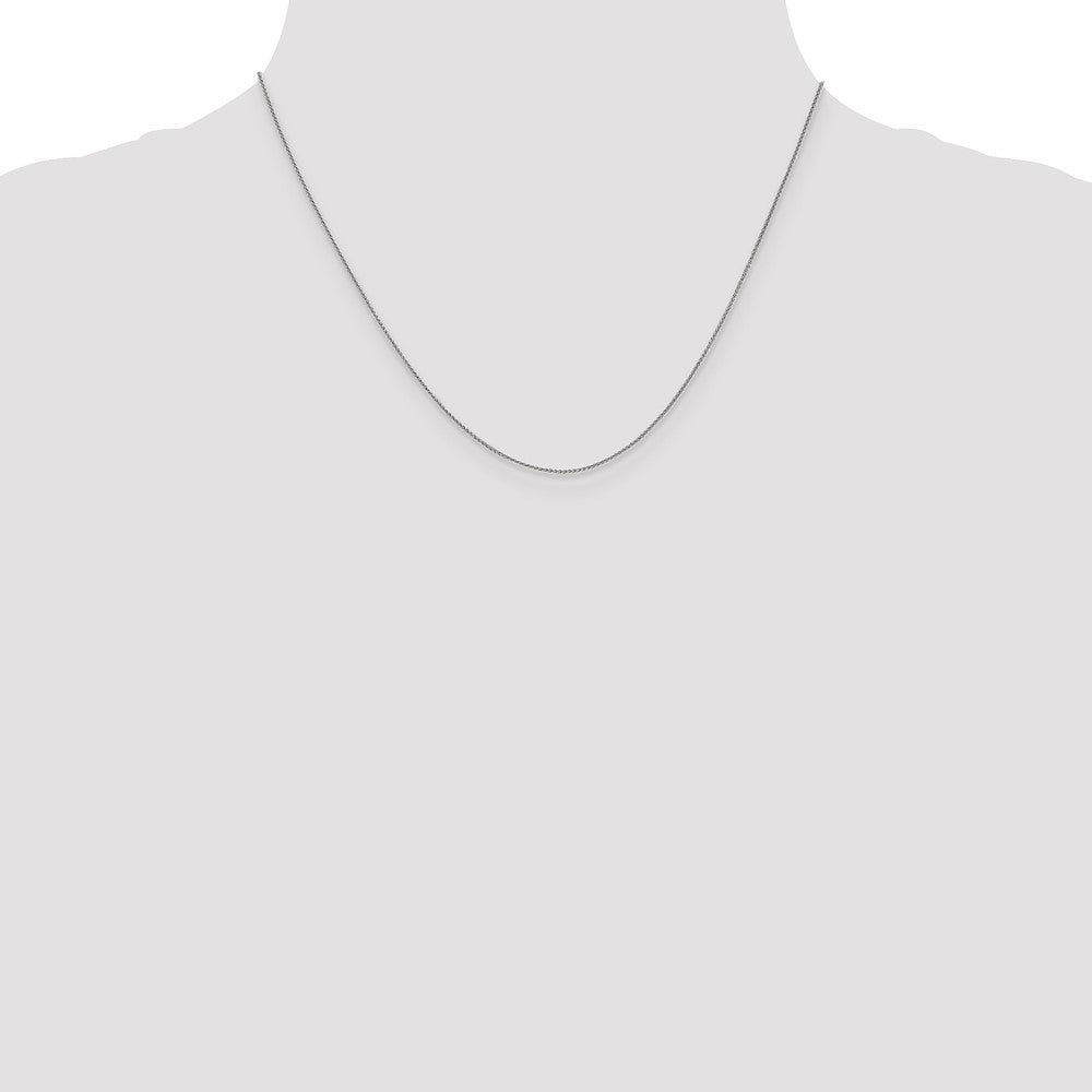 10K White Gold .85mm Spiga Chain