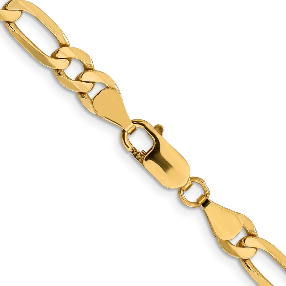 10K 6.25mm Flat Figaro Chain