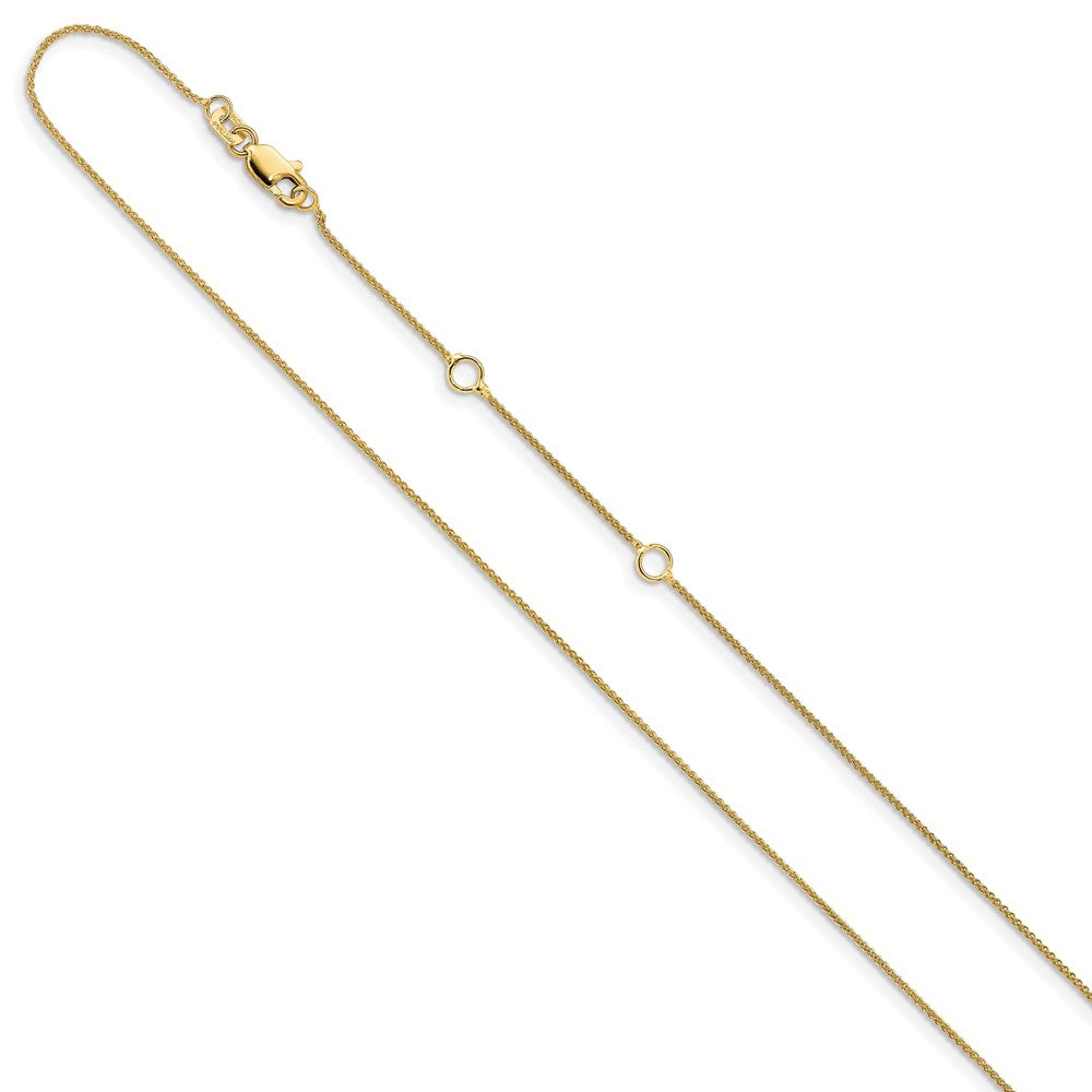 10K .85mm Spiga 1in+1in Adjustable Chain
