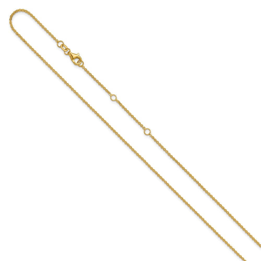 10K 1.4mm Flat Cable 1in+1in Adjustable Chain
