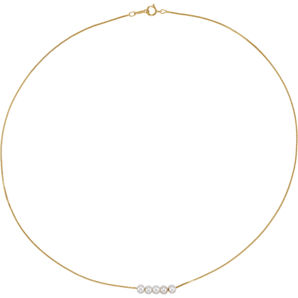 GC Pureline Pearl Necklace – 14K Gold-Filled Freshwater Pearl 17”